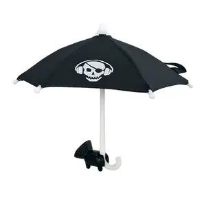 Mini support de téléphone portable océan fin, parapluie de plage