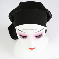 Bonnet de nuit en satin de soie personnalisé avec logo, bandeau bouclé de luxe, bonnet long réglable pour femme, séchage rapide, toutes saisons