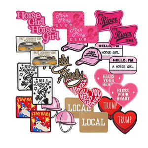 مخصص 3D شخصية النسيج بقع التطريز الحرارة الصحافة الحديد على نمط الدانتيل الديكور للملابس القبعات شكل زهرة - Product Image 1