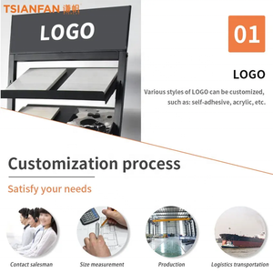 Espositore Multifunzionale per Piastrelle in Marmo e Granito con Struttura in Metallo Semplice, Adatto per Esposizioni Commerciali - Product Image 4