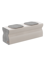 Banc pliable Spazepaper pour l'intérieur, mobilier flexible, 2/3/5 places, chaise pour s'asseoir, mobilier gain de place pour le salon