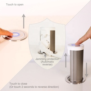 Prise pop-up motorisée avec sorties Schuko et câble d'extension, 5 pièces - Product Image 5
