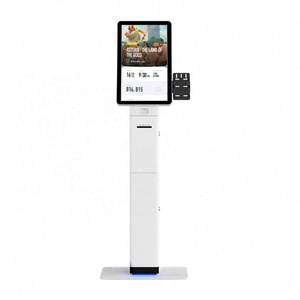Hot Selling 32 Inch Touch Screen Self-Service Payment Kiosk <b>with</b> Receipt <b>Printer</b> and Barcode <b>Scanner</b> for Restaurant Use - Product Image 1