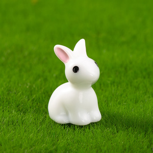10 pz mini Easter bunny ornamento, mini decorazione coniglietto in resina utilizzato per micro decorazione, San Valentino e regali di capodanno - Product Image 5