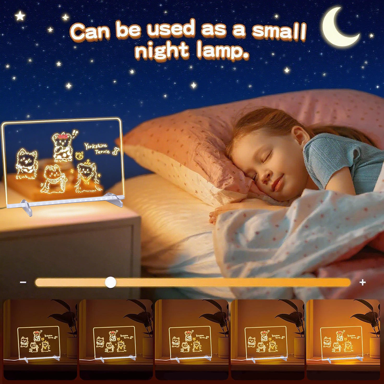 7 Colors LED Drawing Board preview 3