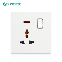 Interruptor de Pared Eléctrico de Diseño Clásico, 4 Tomas, 1 Vía, Resistente, 10A, Unipolar, para Uso Doméstico, en Oferta