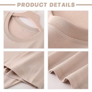 T-shirt en viscose de bambou pour homme KEEPSHOWING, col rond, manches courtes, léger, respirant, décontracté, basique - Product Image 4