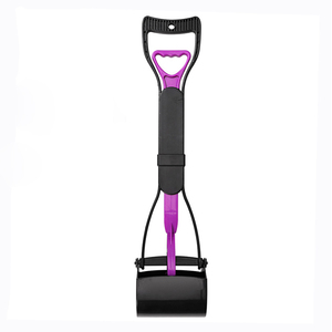 Ramasse-crottes et éliminateur de déchets pour chien, portable, de luxe, écologique, en plastique, avec long manche, outil de nettoyage pour animaux de compagnie, pour l'extérieur - Product Image 4