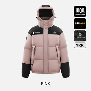 Piumino da Uomo PELLIOT Caldo, Idrorepellente e Antivento per l'Inverno e l'Outdoor con Imbottitura in Piuma d'<span class=keywords><strong>Oca</strong></span> <span class=keywords><strong>Bianca</strong></span> al 95% e Potere di Riempimento 1000 - Product Image 6