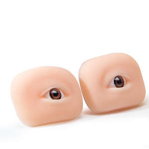 Delineador de ojos de silicona suave 5D, maquillaje permanente para cejas, tatuajes, artistas, tablero de Microblading para ojos, práctica de la piel, novedad - Product Image 2