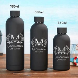 Vaso Aislado al Vacío de Acero Inoxidable Negro Creativo Personalizado con Tapa, MOQ Bajo - Product Image 4