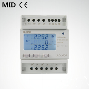Acrel ADL400/C MID Din Rail Energy <strong>Meter</strong> With RS485 <strong>Modbus</strong>-RTU Protocol and <strong>LCD</strong> <strong>Display</strong> - Product Image 3