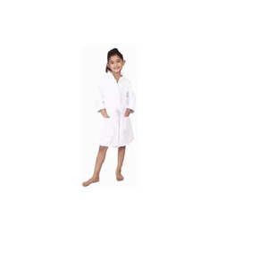 Peignoirs confortables pour enfants de 4 à 6 ans, en tissu 100% coton pur, texture douce et moelleuse, séchage rapide, haute absorption - Product Image 2