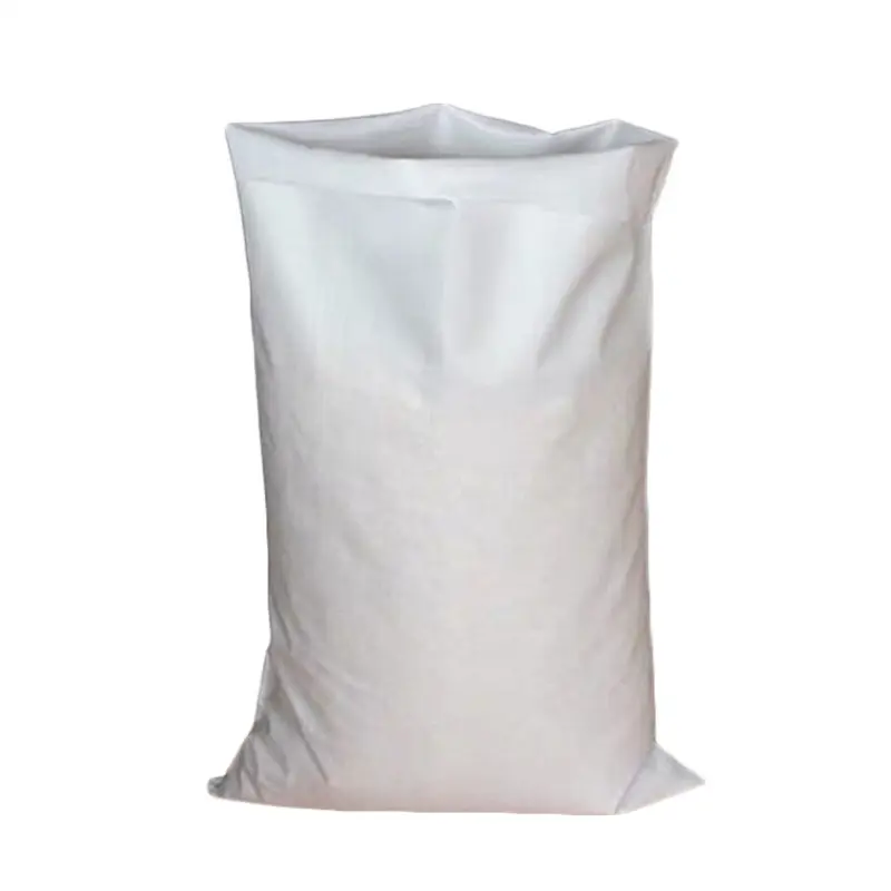 थोक बड़ी अनाज आटा गेहूं चावल मकई रेत बैग सस्ते उच्च गुणवत्ता स्टॉक सफेद खाद्य मानक पीपी बुना पैकेज बोरियों