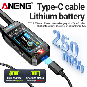 Pinza Medidora Digital Inteligente ANENG GN703, Probador LCR con Precisión Estándar de 0.3V/0.6V para Resistencia, Capacitancia, Inductancia y Diodos - Product Image 5