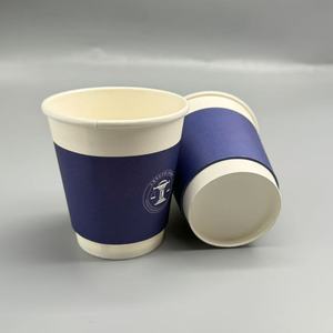 แก้วกาแฟกระดาษแบบใช้แล้วทิ้งพร้อมลวดลายโลโก้คุณภาพสูงที่ปรับแต่งได้ - Product Image 3