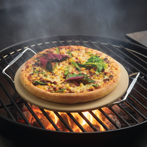 Accessoires de cuisine faciles à nettoyer, résistants à la corrosion, ensemble de pierres à pizza en cordiérite portable pour <span class=keywords><strong>barbecue</strong></span> et grillades en plein air - Product Image 6