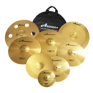 Arborea Alloy Cymbal Hero Series Gold Farbe 5 Stück für die Praxis
