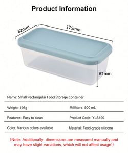 Custom Logo BPA Free Eco-Friendly Food Grade Silicone Multifunctional Portable Disposable Leak Proof Microwavable Lunch <b>Box</b> - Product Image 2