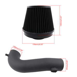 Kit de Admisión de Aire Frío de Alto Rendimiento con Protector Térmico para Motor V8 Silverado 5.3L 6.2L 2019-2026 AIM071-BK-BK/AIM071-BK-RD - Product Image 3