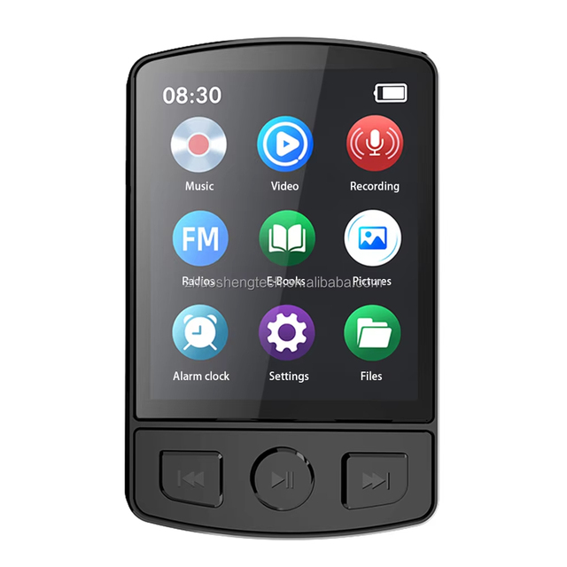 Portable Wireless MP3 Player Stereo Speaker Mini MP4 Video Playback With LED Screen FM Radio Recording for Walkman