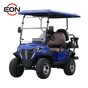 中国高尔夫球车厂48v锂电池2 + 2座酒店电动高尔夫球车 - Product Image 1