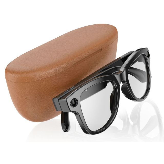 2026 Customize OEM M02 Ultra 800W Pixel Smart Glasses with Rechargeable Case AI Glasses Video and Translation