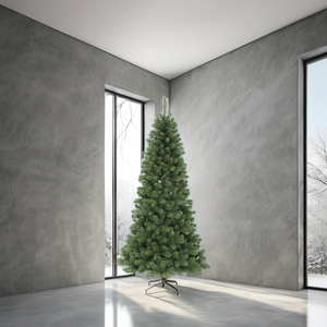 Elegant Foldable Hinged Pre Lit Christmas Tree Top Grade <b>Fireproof</b> <b>Material</b> Outdoor Yard Custom Style Acceptable - Product Image 1