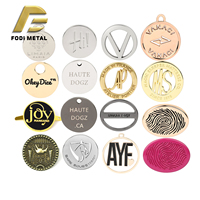 Étiquette métallique personnalisée OEM & ODM avec logo pour flacon de parfum