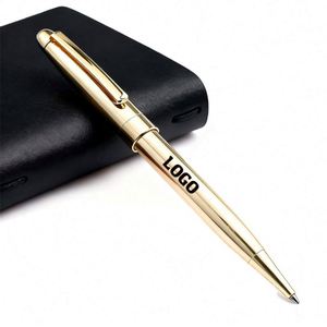 New Launched Luxury Engraved Eco-Friendly Custom Logo Metal Ballpoint <b>Pens</b> Gold <b>Silver</b> for Promotion Business School Office Use - Product Image 2