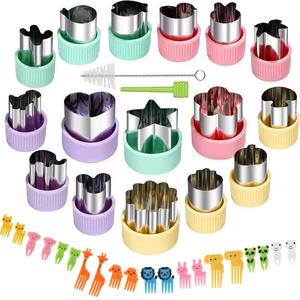 Ensembles d'ustensiles de pâtisserie : Moules à biscuits en relief avec formes d'animaux pour outils de découpe de légumes et de fleurs - Product Image 5