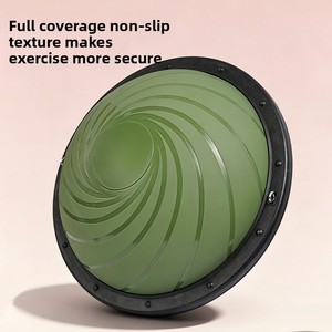 Pelota <span class=keywords><strong>Bosu</strong></span> de PVC para Yoga y Fitness, Entrenador de <span class=keywords><strong>Equilibrio</strong></span>, Pelota de <span class=keywords><strong>Equilibrio</strong></span> Semicircular, Antiexplosión, Engrosada, para Entrenamiento en Gimnasio y Hogar - Product Image 4