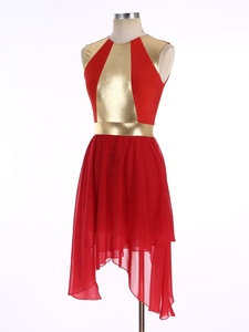 Vestido Metálico de Danza de Alabanza para Niñas con Mangas Traje de Danza Litúrgica Túnica Larga para Iglesia Disfraz de Adoración - Product Image 3