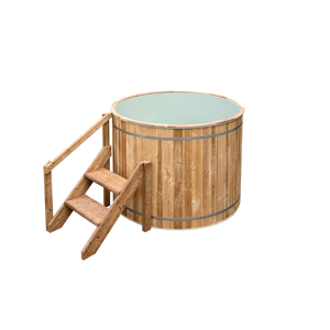 Bañera de Recuperación de Madera Personalizada de Fábrica, Bañera de Hielo Fría para Interiores con Sistema de Enfriamiento - Product Image 3