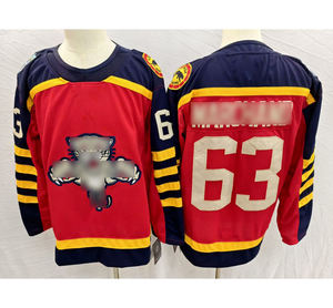 Maillot de hockey sur glace personnalisé blanc, gris sarcelle, vierge pour sublimation, avec logo Style Wild Cat, col à lacets, 100% polyester, pour jeunes et adultes - Product Image 6