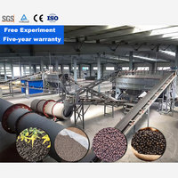 Ligne de production d'engrais de compost organique LANE Acide humique minéral Engrais organique de potassium Prix d'usine