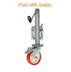 Cric de remorque de qualité supérieure 1200 lb avec <span class=keywords><strong>roue</strong></span> <span class=keywords><strong>jockey</strong></span>, support de <span class=keywords><strong>roue</strong></span> simple galvanisé, <span class=keywords><strong>manivelle</strong></span> en acier - Product Image 3