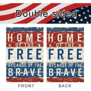 RABUSOFA 4th of July Double Sided <b>Garden</b> <b>Flag</b> 12x18 Inch Nylon Polyester with Digital Printing for Use Fiberglass Flagpole - Product Image 6