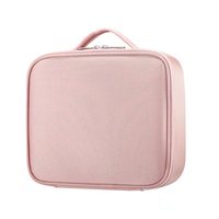 Vente en gros Trousse de maquillage de voyage portable personnalisée de grande capacité Mode pour les produits de toilette Organisateur de cosmétiques Séparateurs faciles à fermeture éclair