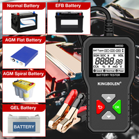 Probador de batería de coche Kingbolen BM550 OBD 2 6V 12V 24V Probador de voltaje Analizador de batería automático Máquina de diagnóstico para todos los coches