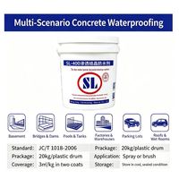 Agent d'étanchéité cristallin à pénétration profonde SL-400 20-30 mm, durcisseur et scellant liquide pour béton, pour surfaces en béton humide