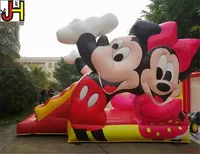 Château gonflable Mickey pour enfants, aire de jeux Mickey Mouse, maison de saut pour filles