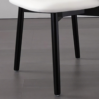 Chaise en cuir domestique pour salon chaise de salle à manger d'hôtel chaise de tapis souple pour tabouret de salle de réunion