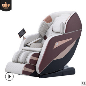Home Use 4D Massage Chair Full Body SL Guide Rail Robotic Arm Massager For Elderly <b>Plug</b> In One Piece Molding - Product Image 2