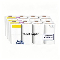 Papier toilette ultra doux perforé, sans obstruction, compatible fosses septiques, longue durée, rouleau standard pour la maison - Vente en gros