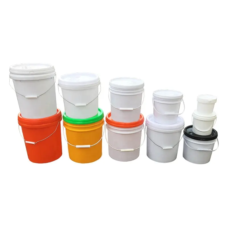 20L化学薬品およびコーティングバケツ用の安価な通常のプラスチックバケツ