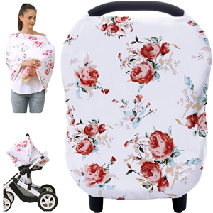 Cubiertas de Lactancia para Mamá, Pañuelo de Lactancia Multiusos, Cubierta para Asiento de Coche para Bebés, para Portabebés/Cochecito/Carrito de Compras - Product Image 1