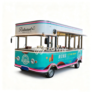 Commercial Electric Mobile Food Truck Durable Vending Cart for Ice Cream Burger Juice Fast Food Cart Retail Business - Product Image 5