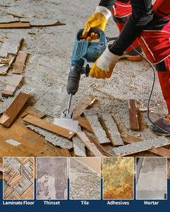 DZ <strong>SDS</strong> <strong>Max</strong> Shank Heavy Duty Floor Scraper Thinset Tile Removal <strong>Chisel</strong> for Industrial &amp; DIY Rotary Hammer Drill - Product Image 5