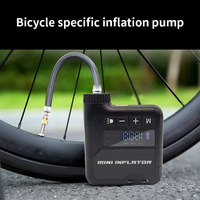 Gonfleur de pneus de vélo 4 en 1 populaire avec haut-parleur Bluetooth et batterie externe, mini pompe à air super compacte pour vélo et moto, 2200 mAh, 140 PSI